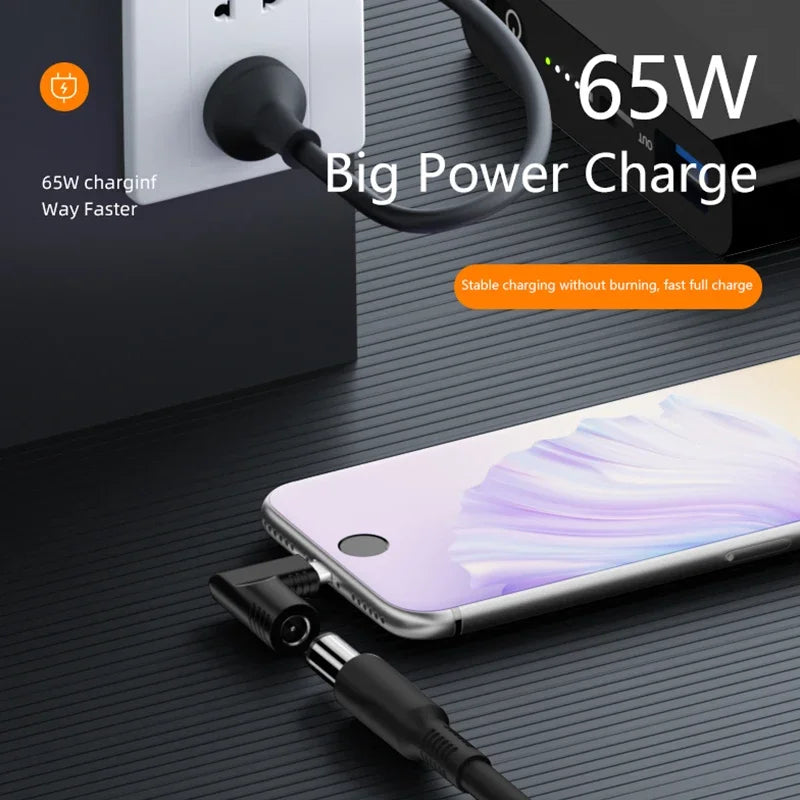 65W USB-C to 7.4×5.0mm DC Power Adapter Converter | PD Fast Charge USB-C Power Adapter Richie's