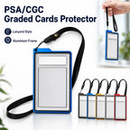 35PT Graded Card Case Lanyard Aluminum Frame UV Double-Glass Graded Card Case Richie's