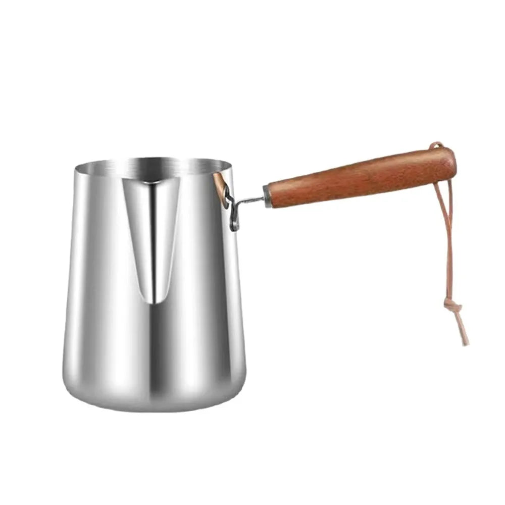 304 Stainless Steel Milk Heating Pot with Graduated Scale Milk Heating Pot Richie's Wood-350ml