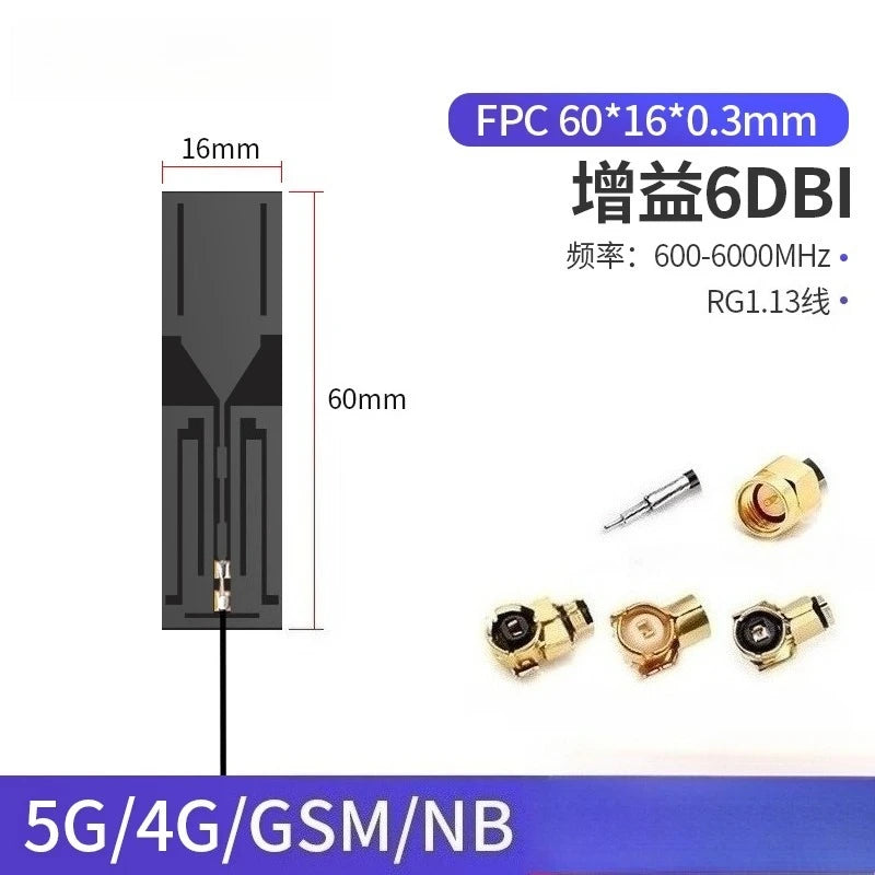 2Pcs 5G 4G NB-IoT PCB FPC Omnidirectional High Gain Antenna Module IoT Antenna Module Richie's