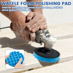 6-Inch Car Polishing Buffing Pad Kit – Sponge & Wool Pads Car Polishing Pad Kit Richie's