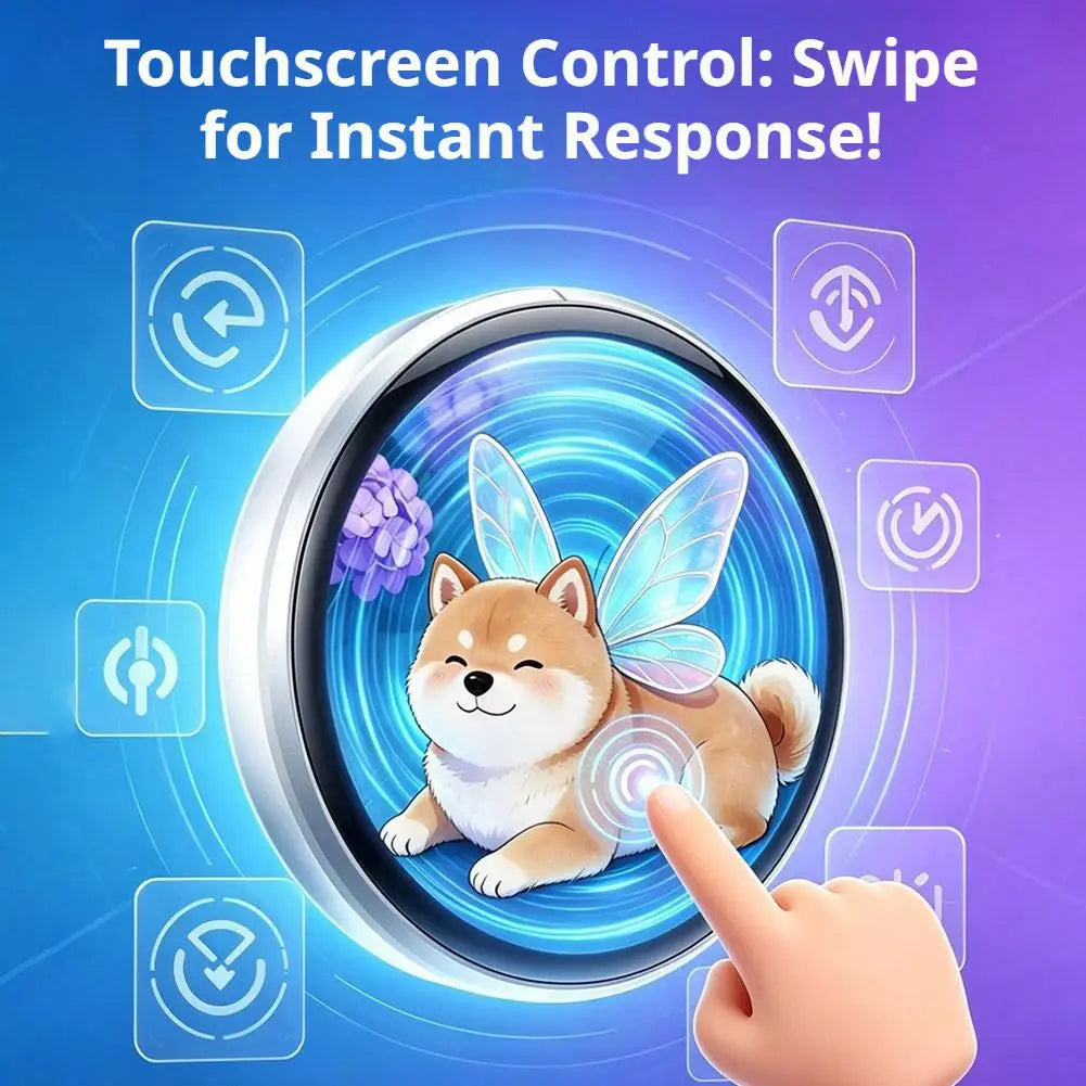 Anime Smart Digital E-Badge Display Pin | GIF Screen Otaku Gift Smart Display Badge Richie's