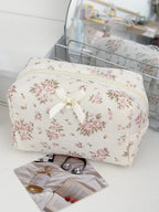 Floral Cosmetic Bag Large Capacity Travel Toiletry Makeup Pouch Cosmetic Toiletry Bag Richie's as