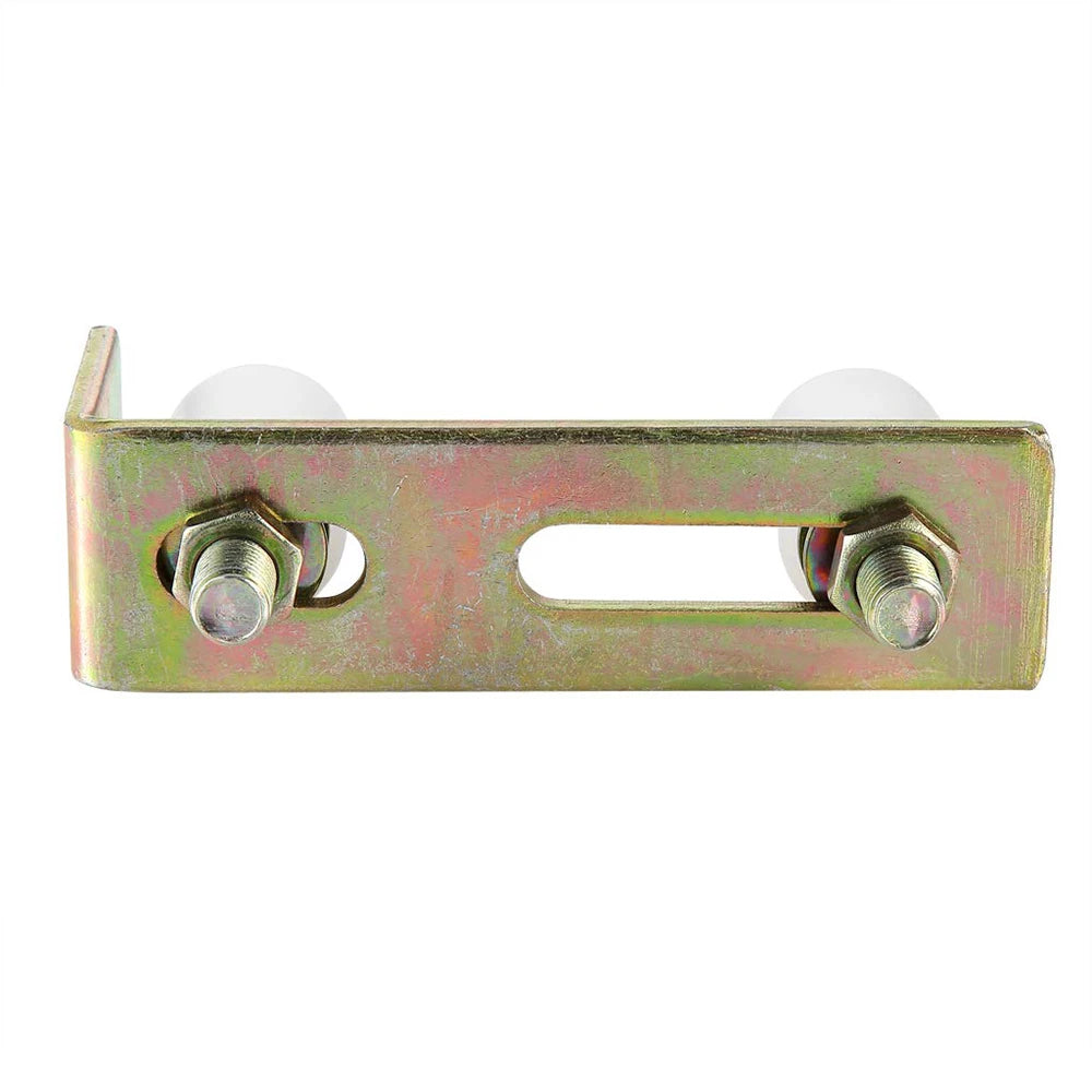 Slide Gate Guide Roller L Bracket Adjustable Dual Nylon Rollers Gate Guide Roller Richie's