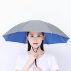Hands-Free Head Umbrella Hat – Foldable UV & Rain Shield Head Umbrella Hat Richie's A5