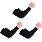 10 Pairs UV Arm Sleeves – Breathable Sun Protection for Outdoors UV Arm Sleeves Richie's Black 10 Paris One Size
