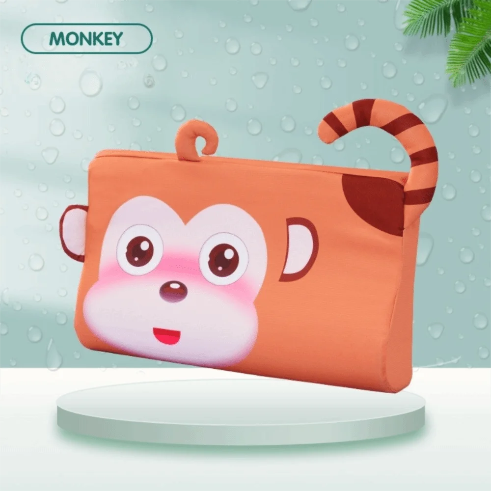 Memory Foam Toddler Pillow – Breathable & Hypoallergenic Toddler Sleep Pillow Richie's Monkey
