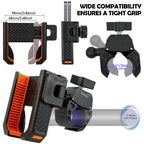 Golf Cart Phone Holder – Tool-Free Anti-Shake Universal Mount Phone Handlebar Mount Richie's