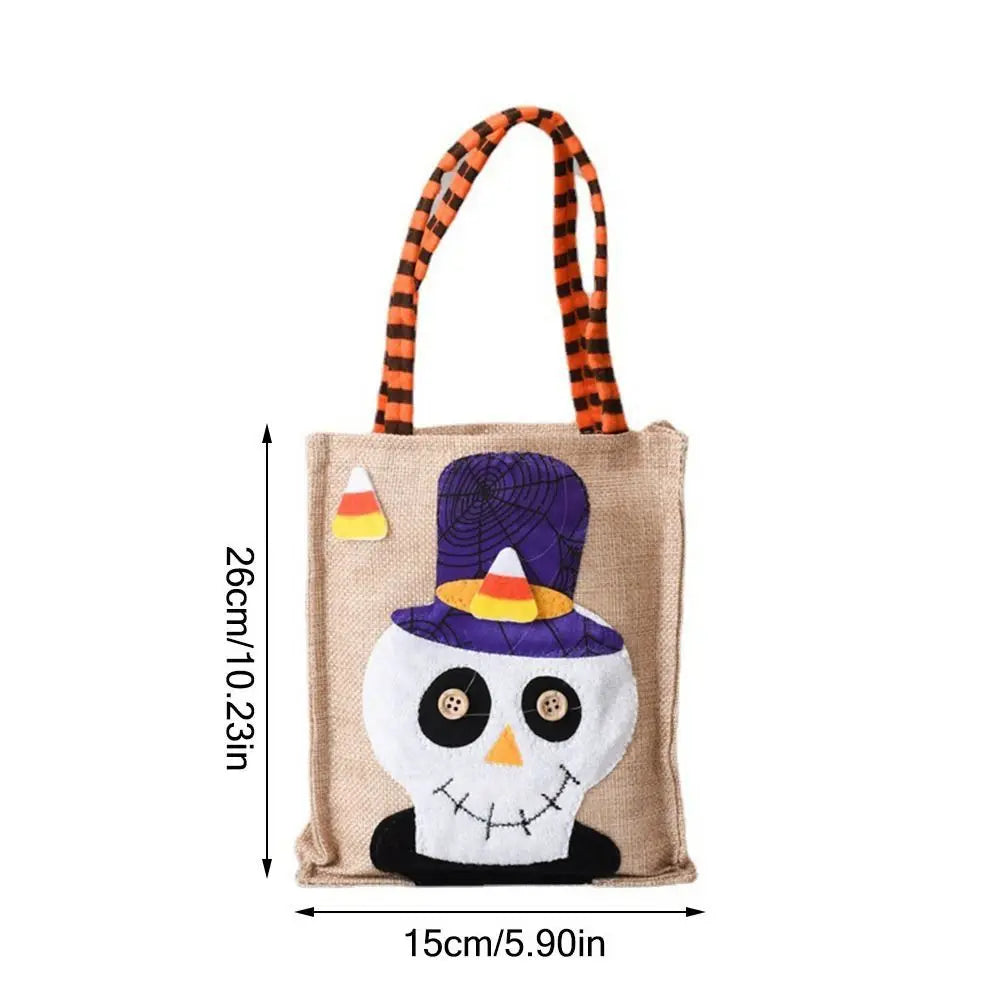 Halloween Non-Woven Tote Bags – Pumpkin, Witch & Skull Halloween Gift Bag Richie's