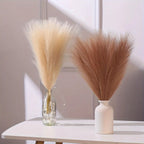 10pcs Faux Reed Grass Feather Stems – Artificial Home Décor Artificial Flower Stems Richie's