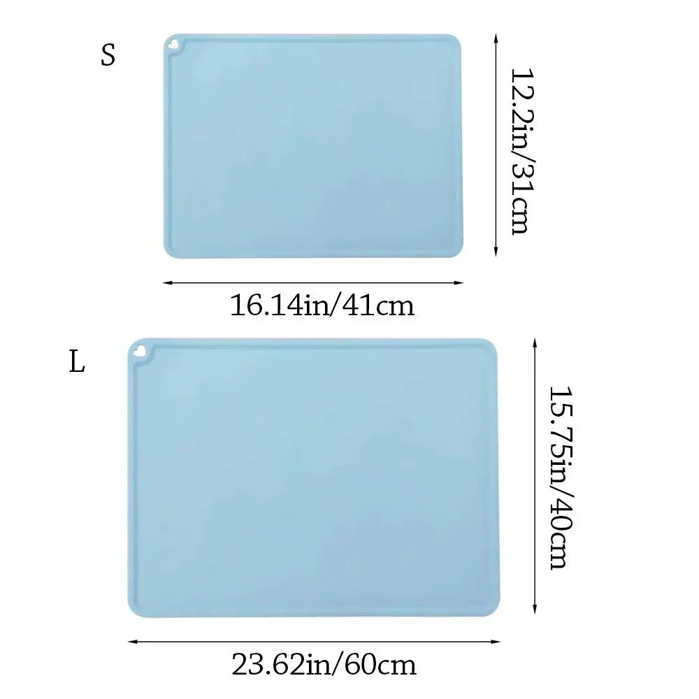 Non-Slip Silicone Pet Feeding Mat for Dogs & Cats | Waterproof Pet Feeding Mat Richie's