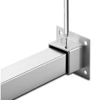 Stainless Steel Square Tube Connector Flange Base 20–40mm Tube Connector Fitting Richie's