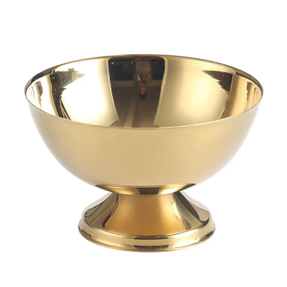 Stainless Steel Ice Cream Bowls – Multi-Size Silver & Gold Stainless Steel Bowl Richie's