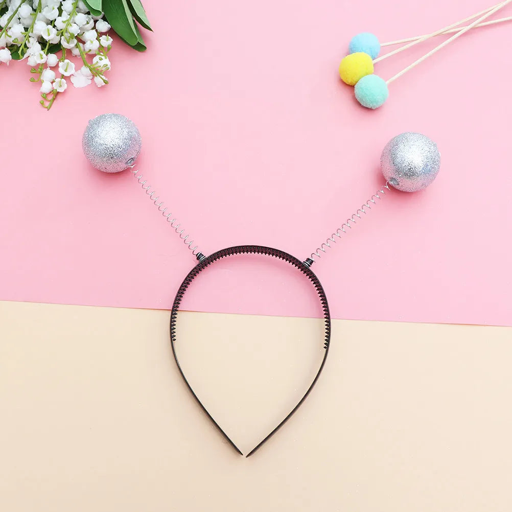 4-Pack Martian Antenna Ball Bopper Headbands for Halloween Costume Headband Set Richie's Default Title