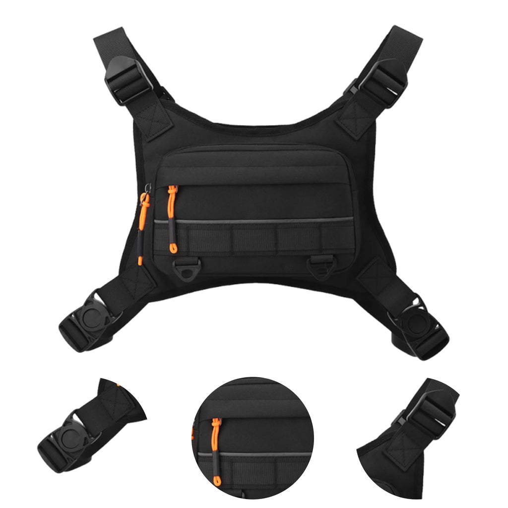 Outdoor Chest Vest Bag | Reflective Cycling Hiking Backpack Outdoor Chest Bag Richie's
