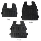 APWIKOGER Adjustable Weight Vest 3/15/35kg Workout Jacket Weighted Training Vest Richie's