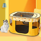 Foldable Cat House Villa – Breathable Mesh & Roller Shutter Door Foldable Pet Tent Richie's