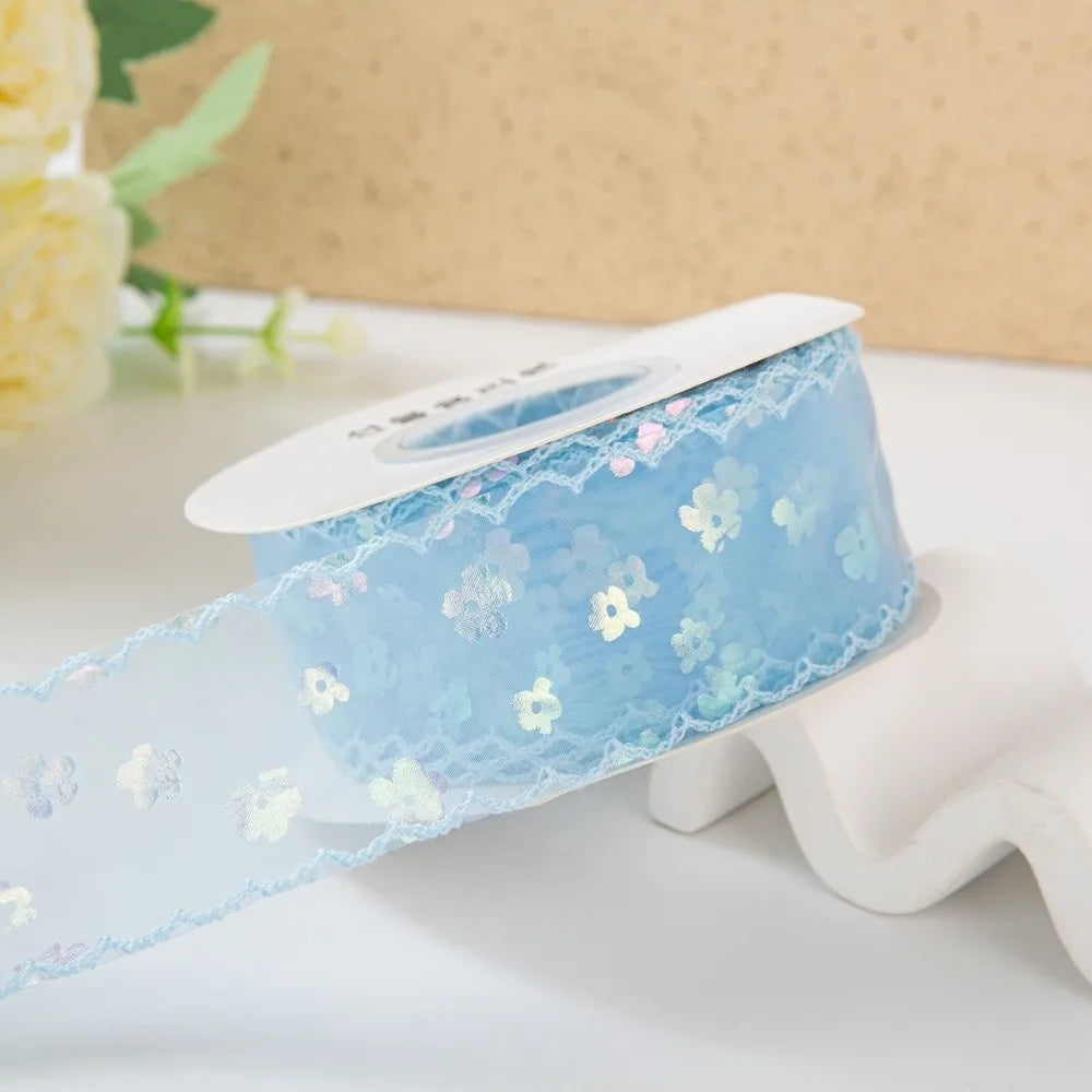 4cm Double-Sided Satin Ribbon Stripe Sequin DIY Gift Wrap Craft Ribbon Richie's 8 L
