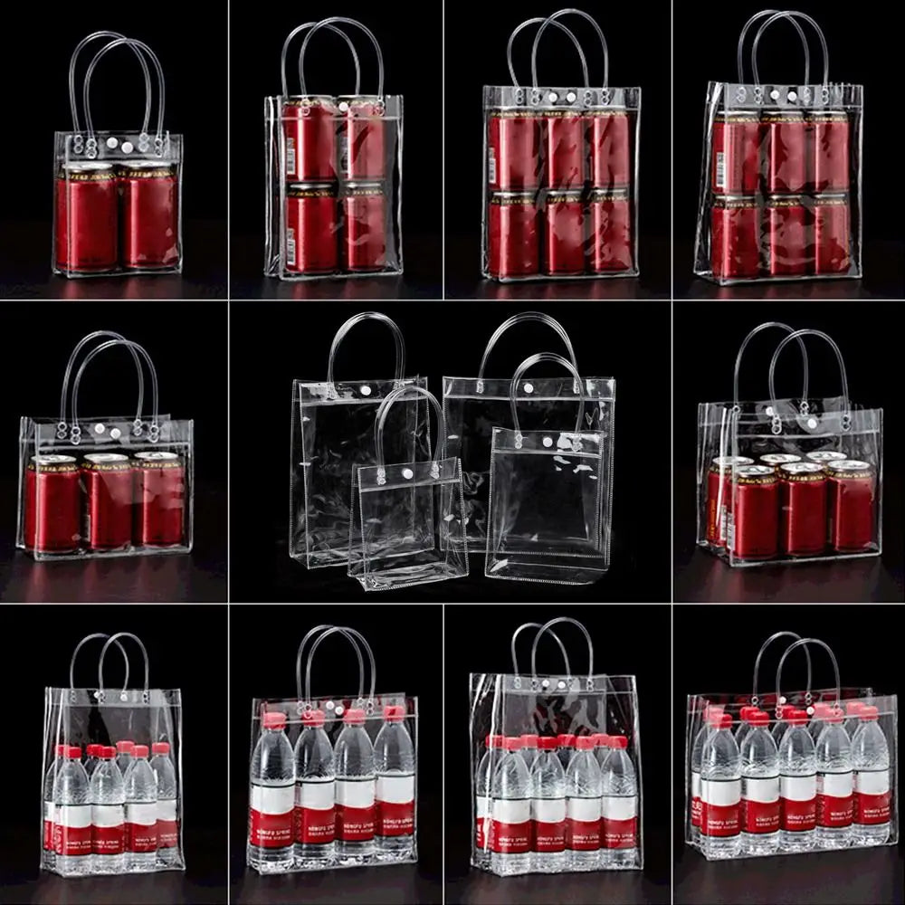 Clear PVC Jelly Handbag – Large Capacity Transparent Gift Bag PVC Jelly Handbag Richie's