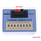 WY RES 01 Dial Resistance Box – High Precision Adjustable Resistor Resistance Box Richie's Blue