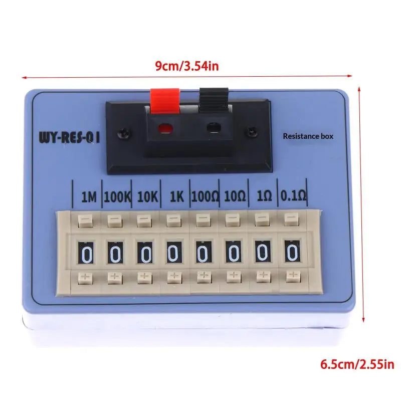 WY RES 01 Dial Resistance Box – High Precision Adjustable Resistor Resistance Box Richie's Blue