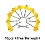 10PCS Manual Tile Leveler Height Adjustment Positioner Tool Set Tile Leveling Tool Richie's