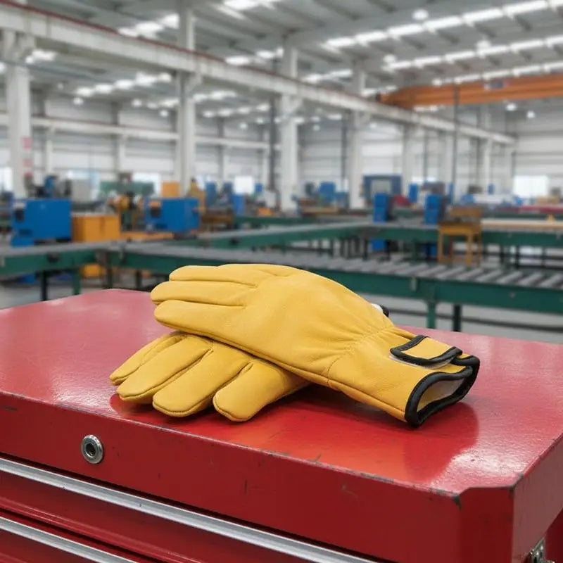 Sheepskin Leather Welding Gloves – Heavy Duty Work Protection Leather Work Gloves Richie's