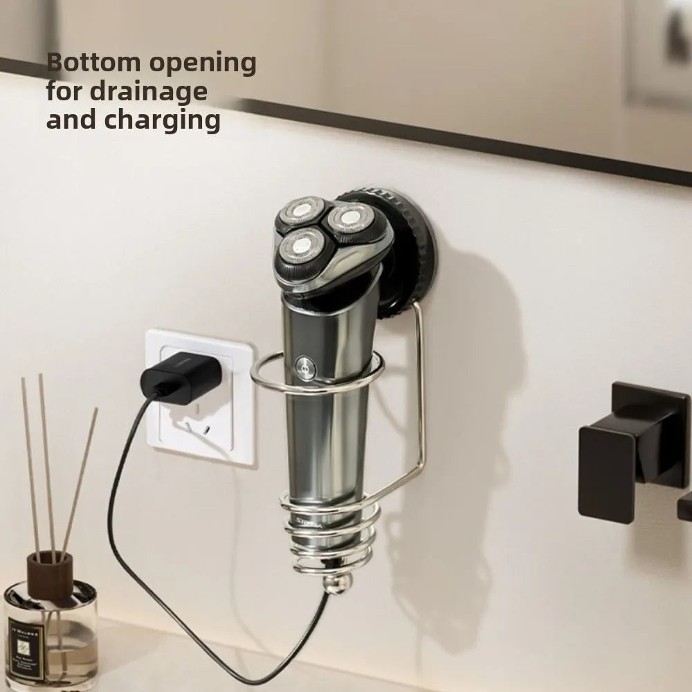 Wall-Mounted Electric Shaver Holder – Suction Cup, No Drill Razor Holder Richie's