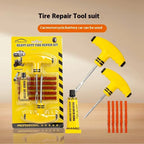 Tire Puncture Repair Kit – Plug Patch Tool Set with Glue Tire Repair Kit Richie's