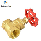 Brass Gate Valve Female Thread 1/8–1-1/4" Water Switch Valve Brass Gate Valve Richie's