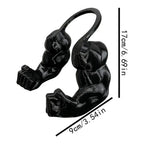 3D Printed Cat Muscle Arm Costume Prop – Funny Pet Neck Toy Pet Costume Prop Richie's Black