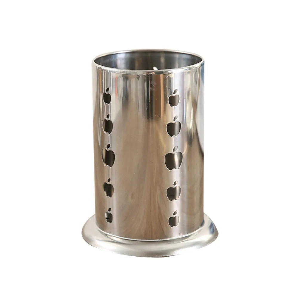 Stainless Steel Utensil Holder & Flatware Organizer with Drainage Utensil Holder Richie's