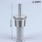 SS316L Homebrew Carbonation Diffusion Stone – 1/2" 1/8" NPT Homebrew Diffusion Stone Richie's A2