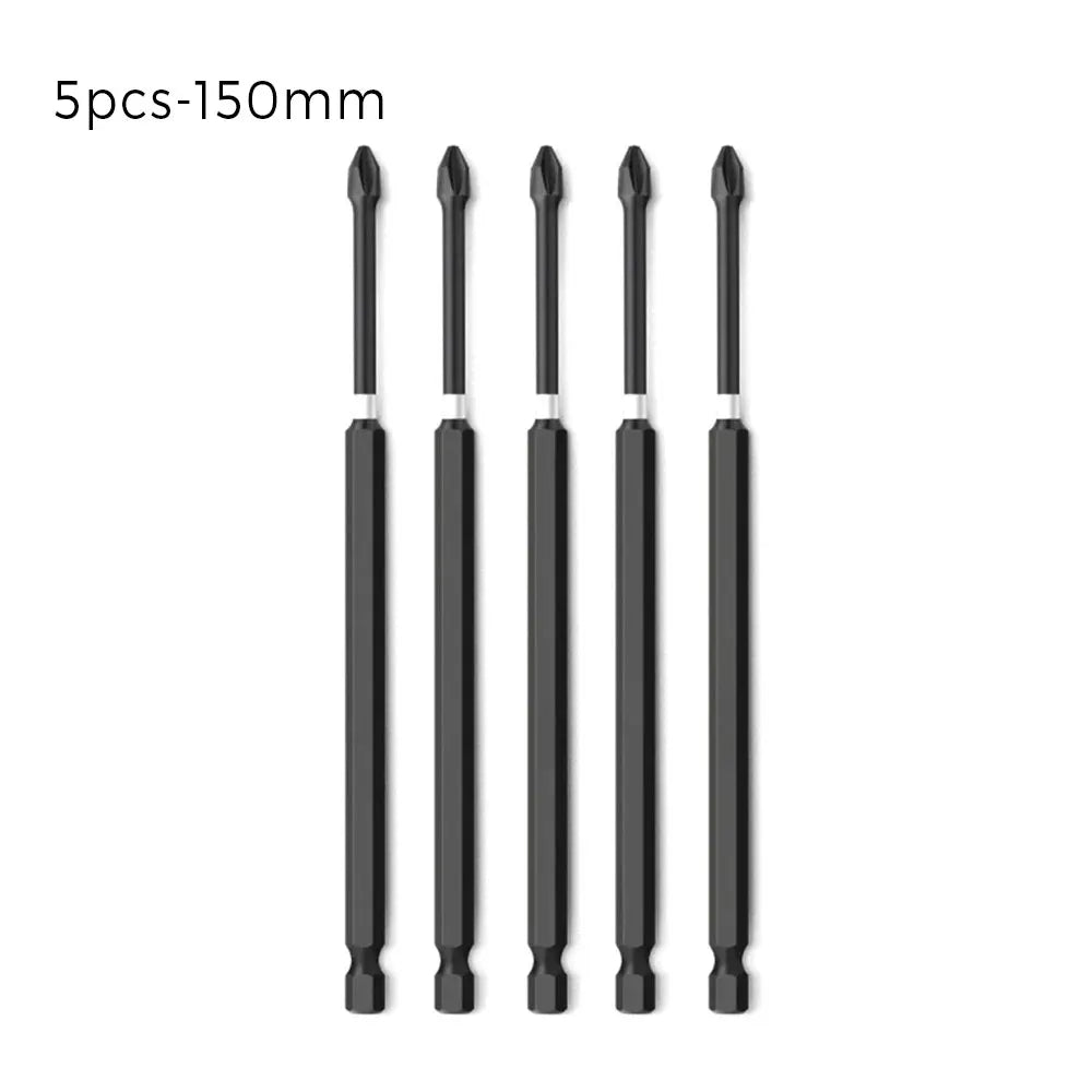 PH2 Magnetic Screwdriver Bits S2 Steel Impact Driver Set 5-9Pcs Screwdriver Bit Set Richie's 5x150mm