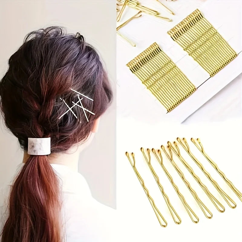50pcs Wave Hair Clips – Barrettes for Women, Salons & Weddings Hair Clips Barrettes Richie's