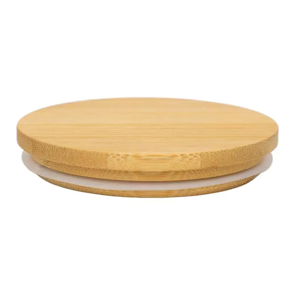Round Wood Mason Jar Lids with Silicone Seal – 5 Sizes Mason Jar Lid Richie's E