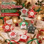 30 Pcs Star-Shaped Christmas Gift Boxes with Ribbons Christmas Gift Boxes Richie's