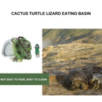 Reptile Cactus Food & Water Bowl – Easy Clean, Odor Resistant Reptile Feeding Bowl Richie's