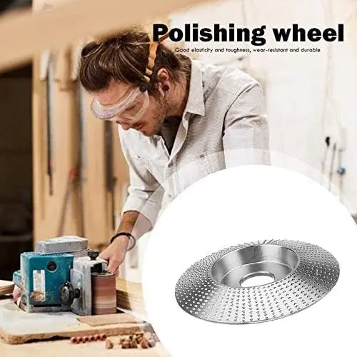 4" Tungsten Carbide Wood Shaping Disc 5/8" Bore Angle Grinder Grinding Shaping Disc Richie's