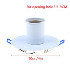 E27 Ceramic Lamp Holder Heat-Resistant Metal Spring Bracket Lamp Socket Holder Richie's WT2 No plug