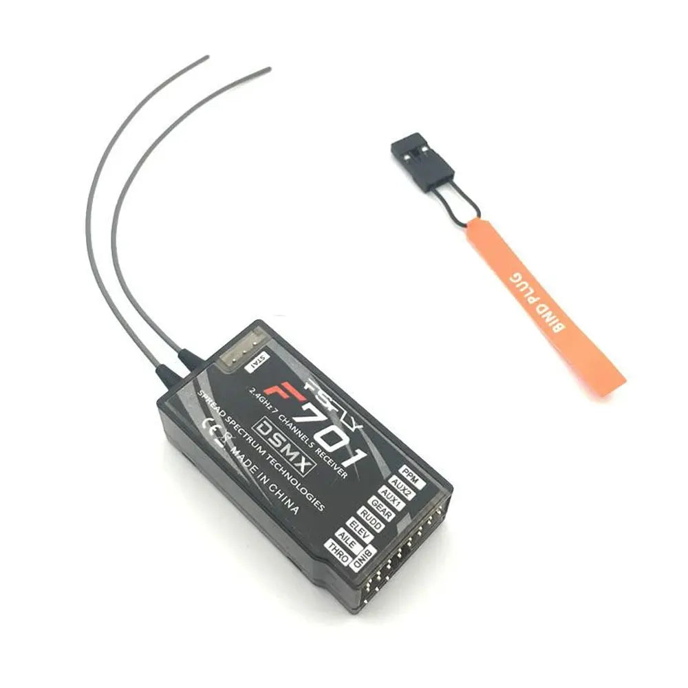F701 2.4GHz 7CH RC Receiver DSMX DSM2 for Spektrum JR DX6i DX7 RC Receiver Richie's