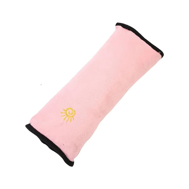 Plush Seat Belt Shoulder Pads – Universal Car Seat Covers Seat Belt Shoulder Pad Richie's pink 1pc