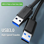 USB 3.0 Male to Male Cable 5Gbps – 1.5M Data Transfer Cord USB Data Cable Richie's