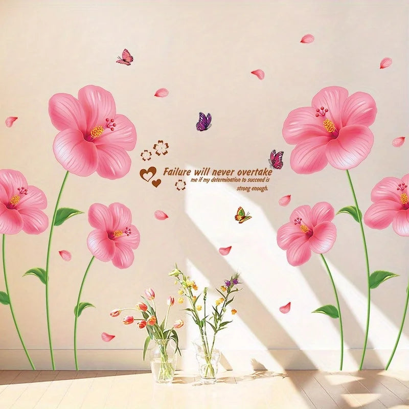 Removable Floral Wall Sticker – Living Room & Bedroom Decor Wall Sticker Decal Richie's