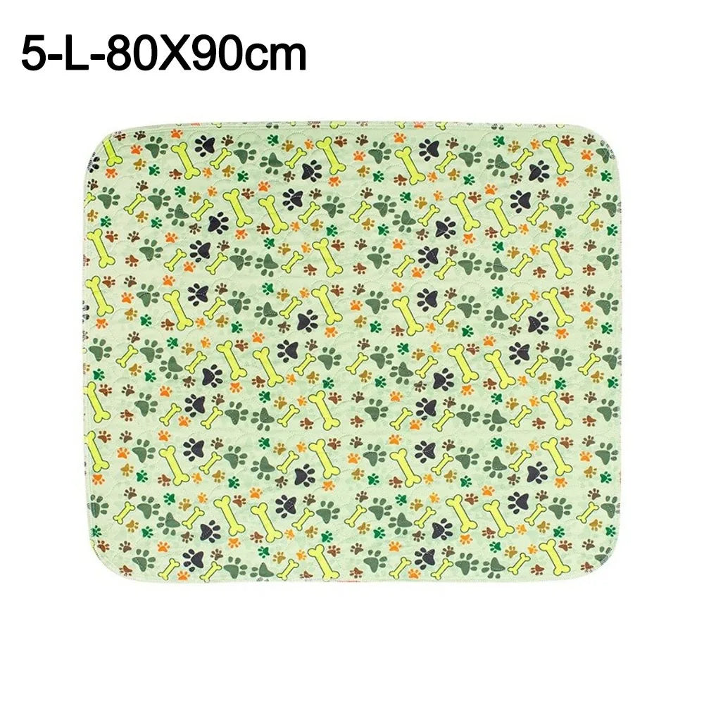 Washable Puppy Pee Pad – Waterproof Reusable Dog Training Mat Pet Training Pad Richie's 5-L-80X90cm
