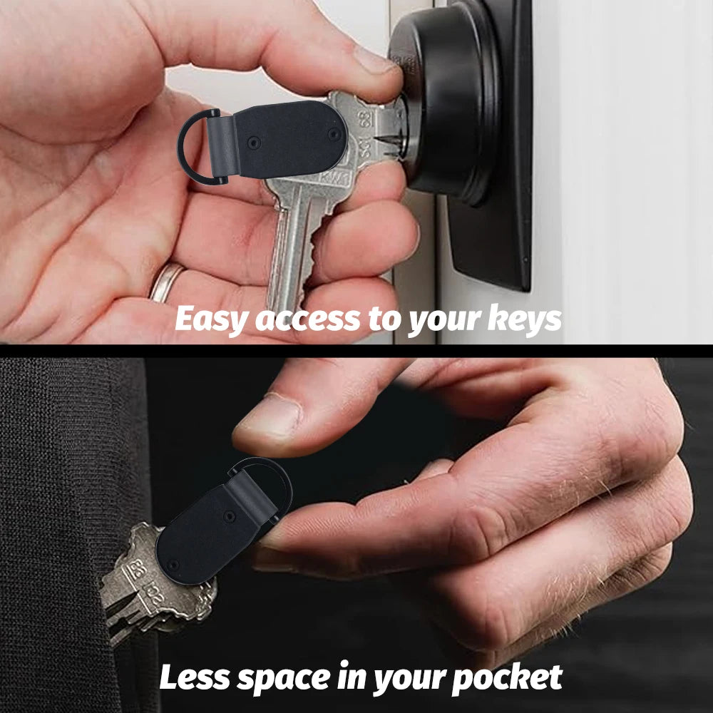 ZEEKER T8 Compact Aluminum Key Organizer – Silent EDC Holder Key Organizer Richie's