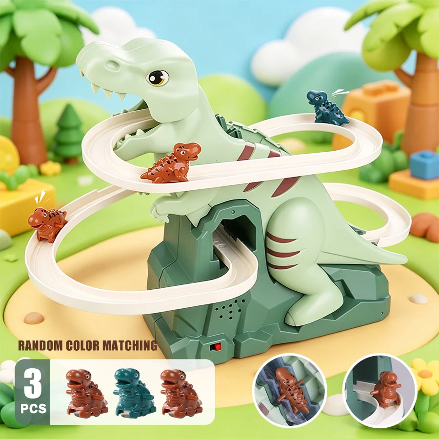 Dinosaur Climbing Slide Music Toy with 3 Dinosaurs | Kids Gift Electric Dinosaur Toy Richie's