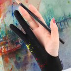 Artist Two-Finger Drawing Gloves – Smudge-Proof Tablet Gloves Artist Drawing Gloves Richie's