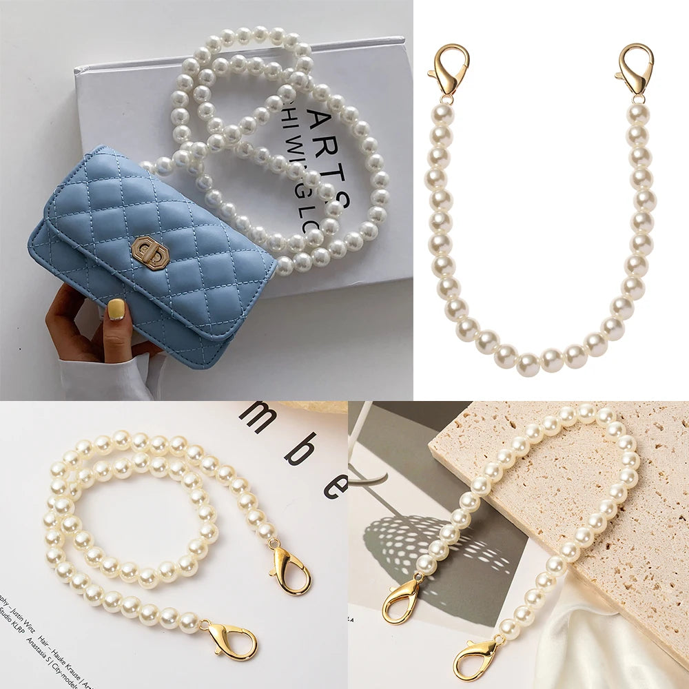 Pearl Bag Strap Beaded Handbag Chain – 14 Sizes DIY Replacement Bag Strap Accessory Richie's