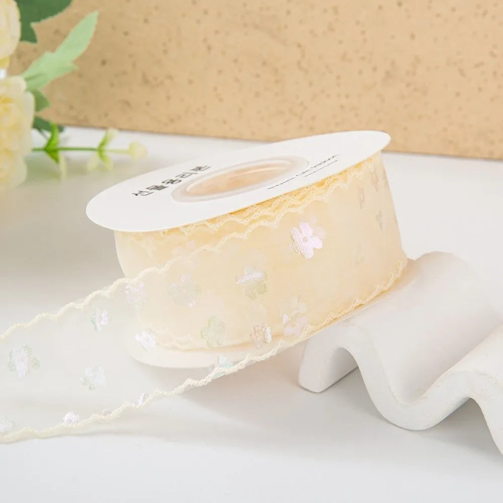 4cm Double-Sided Satin Ribbon Stripe Sequin DIY Gift Wrap Craft Ribbon Richie's 5 L